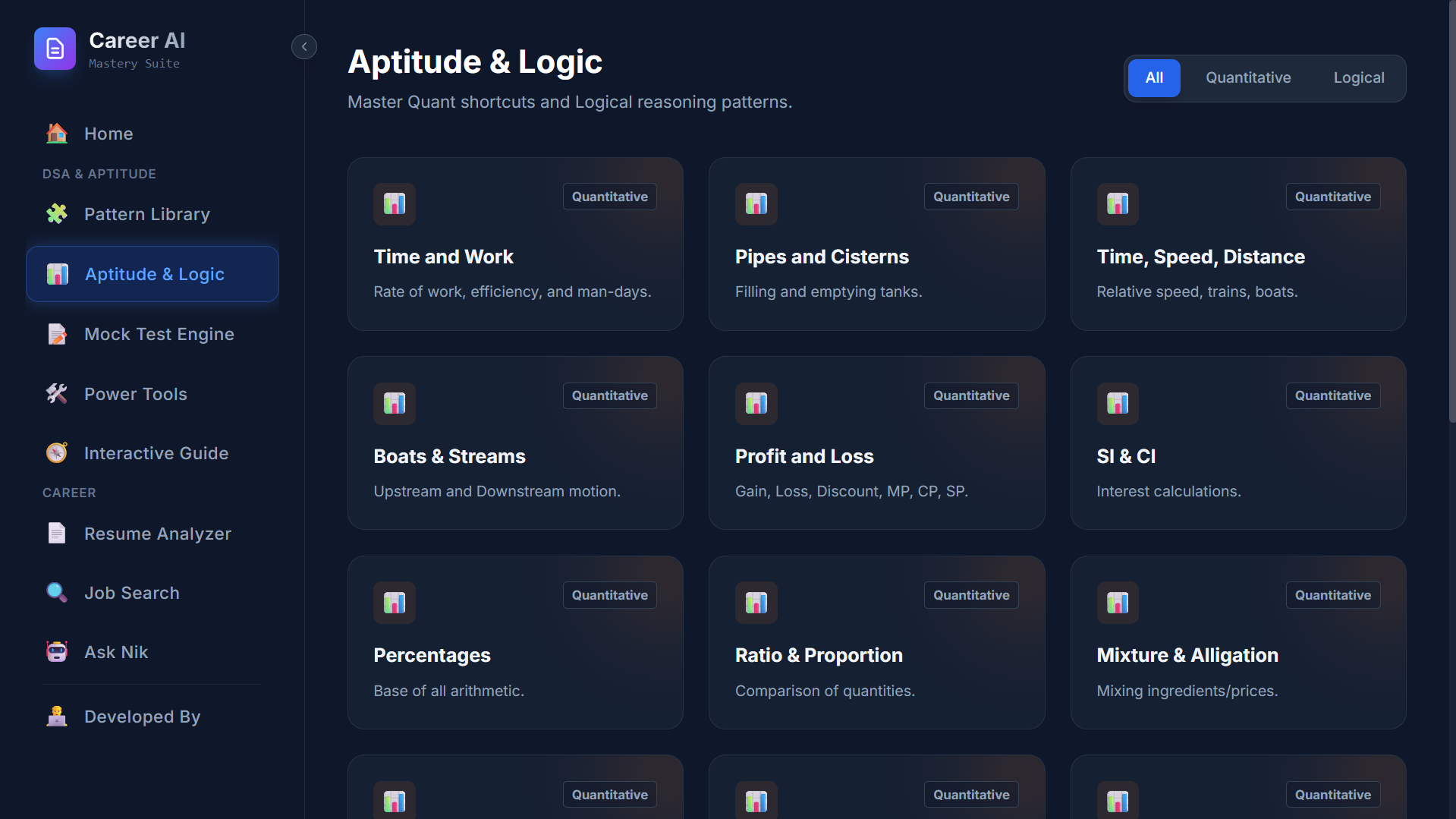 CareerAI Features