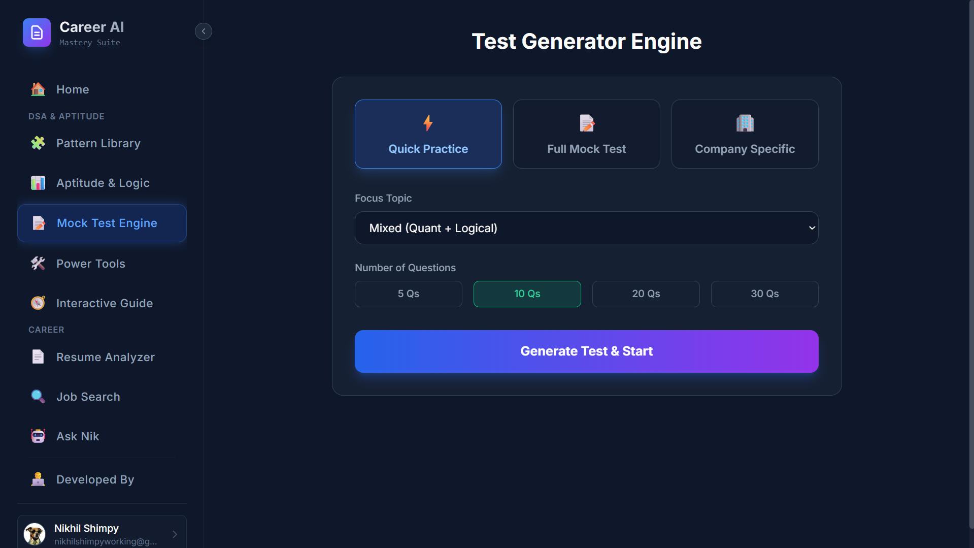 CareerAI Features
