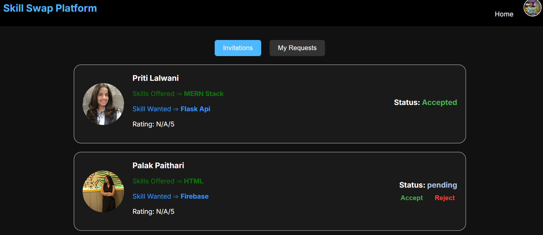 SwapSkill Platform