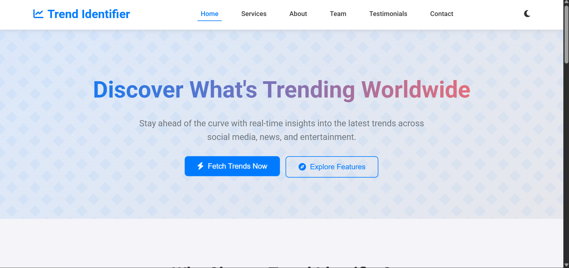 Trend Analyzer Screenshot